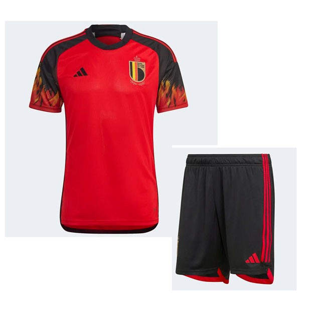 Trikot Belgien Heim Kinder 2022-2023